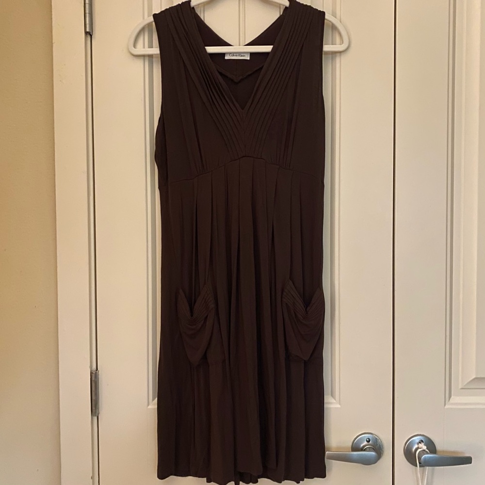 Calvin Klein 90’s Stretchy Soft Dress with Pockets